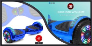 DOC Electric Hoverboard with LED Light Alien Wheels-min