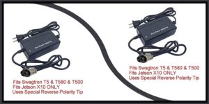 Swagtron T500 battery charger-min