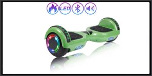 SISIGAD Hoverboard Scooter 6.5" Two-Wheel Self Balancing Hoverboard with Bluetooth Speaker for Adult & Kids